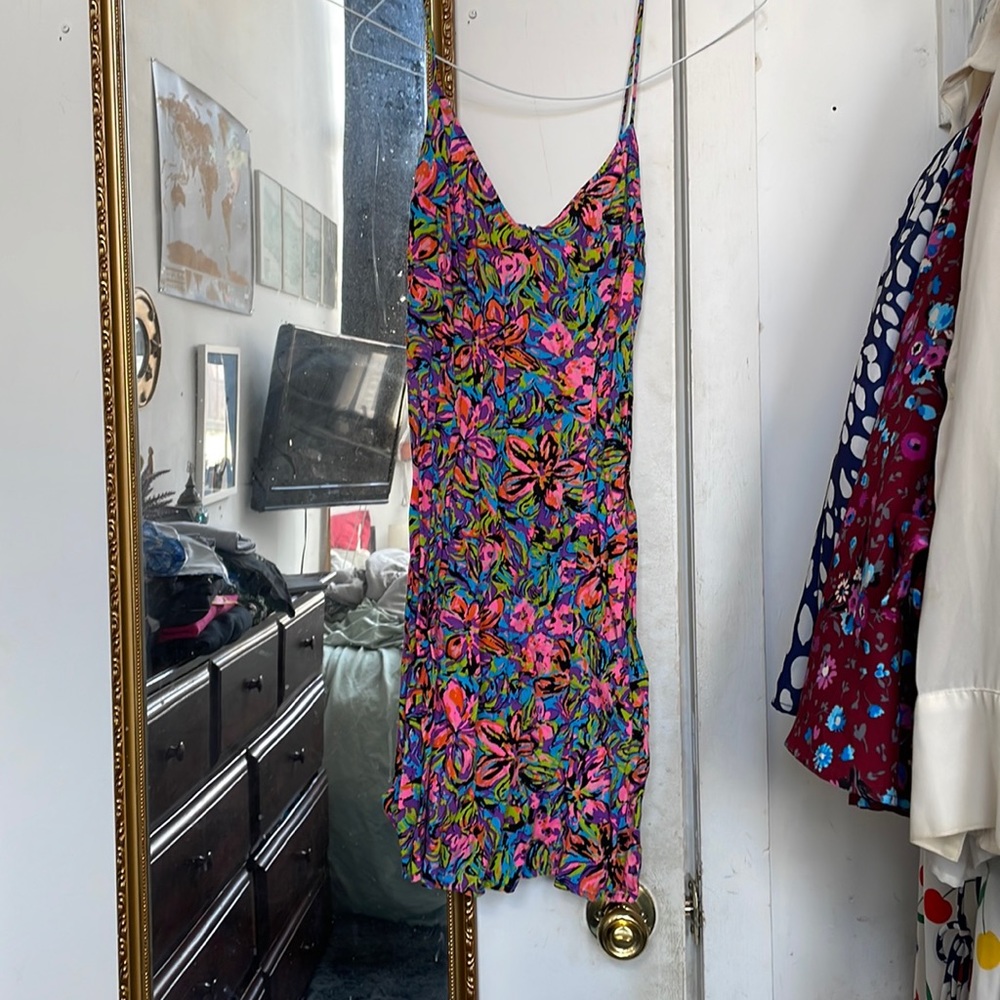 Fun flowy flower dress